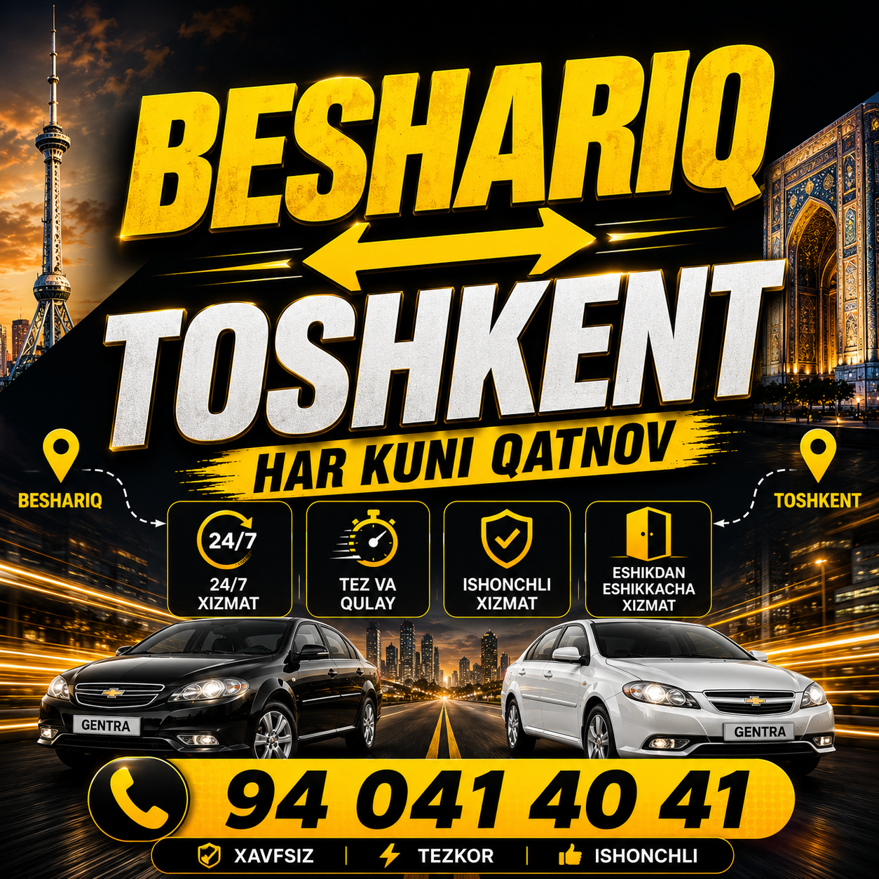 Beshariq Toshkent Taksi